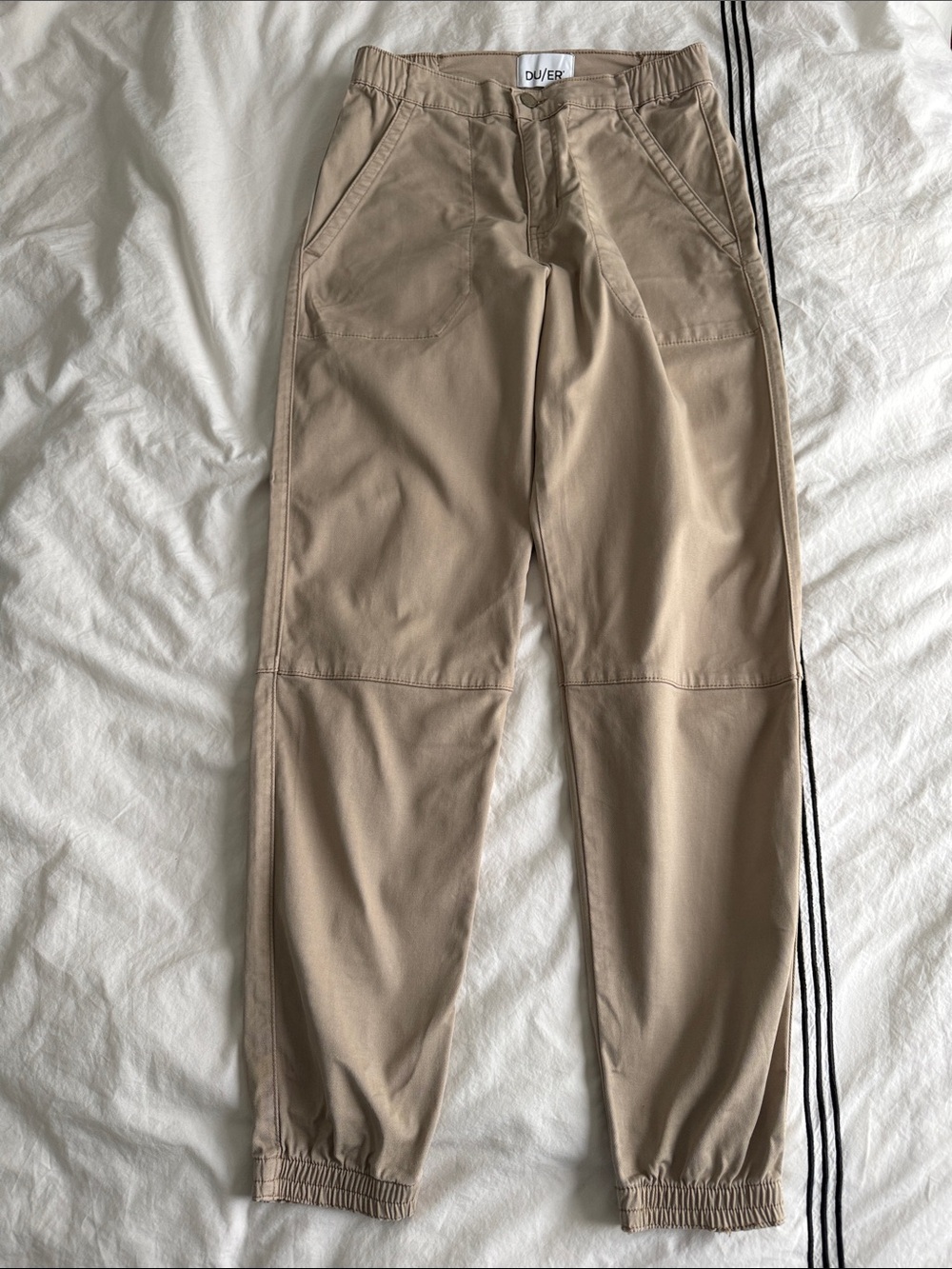 DU/ER Women's Tan Live Lite High Rise Joggers